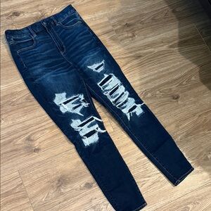 American eagle curvy super hi rise jegging - 10
